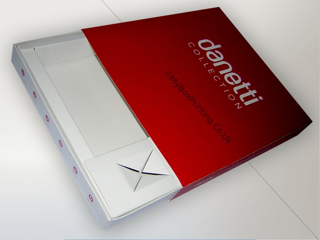 Customised Sleeve Style Boxes With Custom Insert and Matt Lamination.