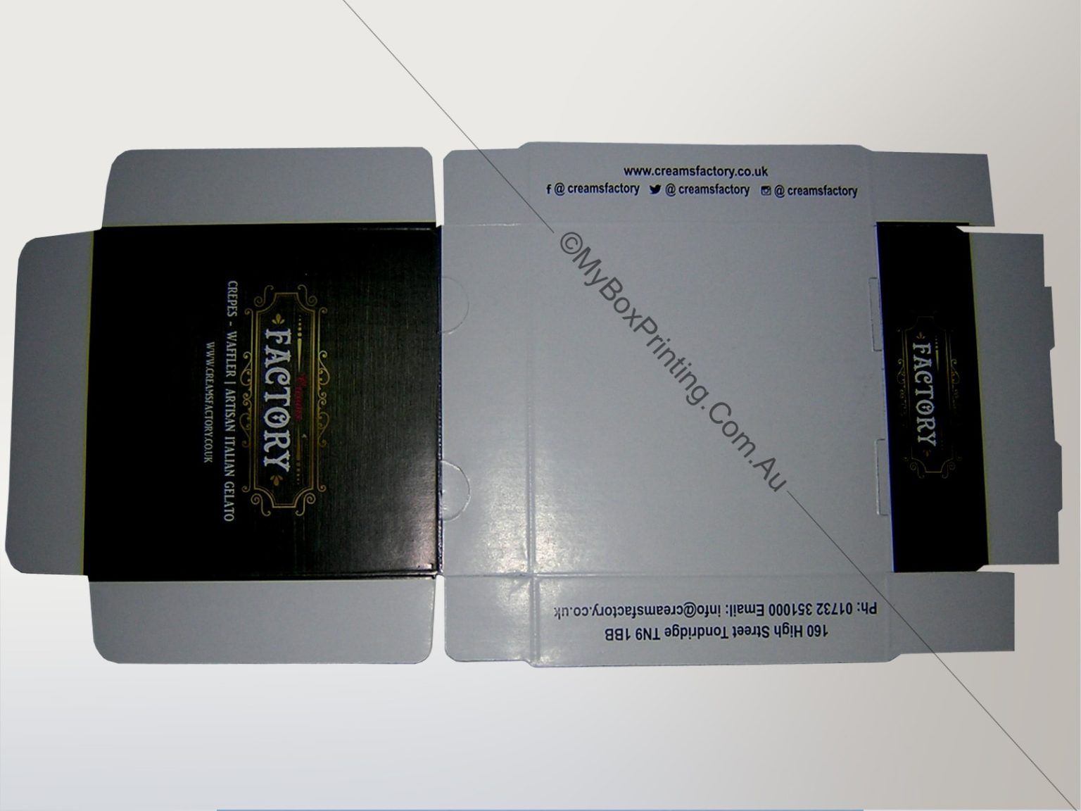 Waffles Packaging Boxes Waffles Packaging Boxes