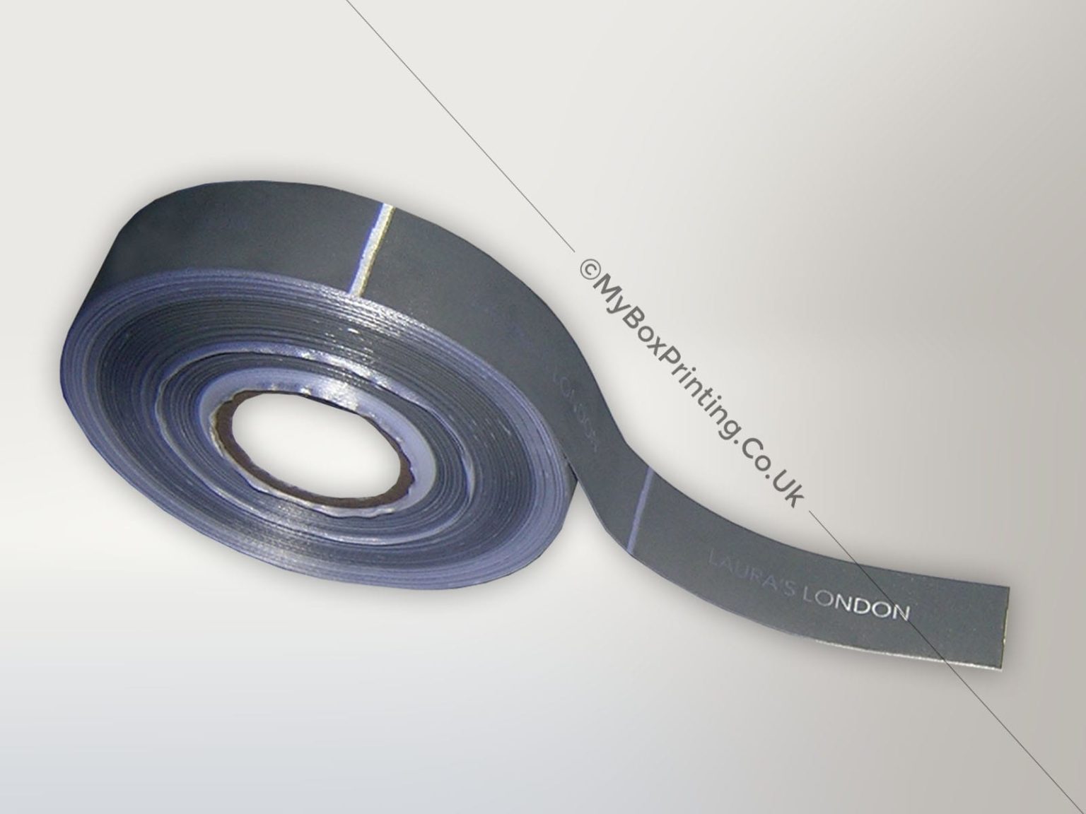 grosgrain ribbon - my box printing