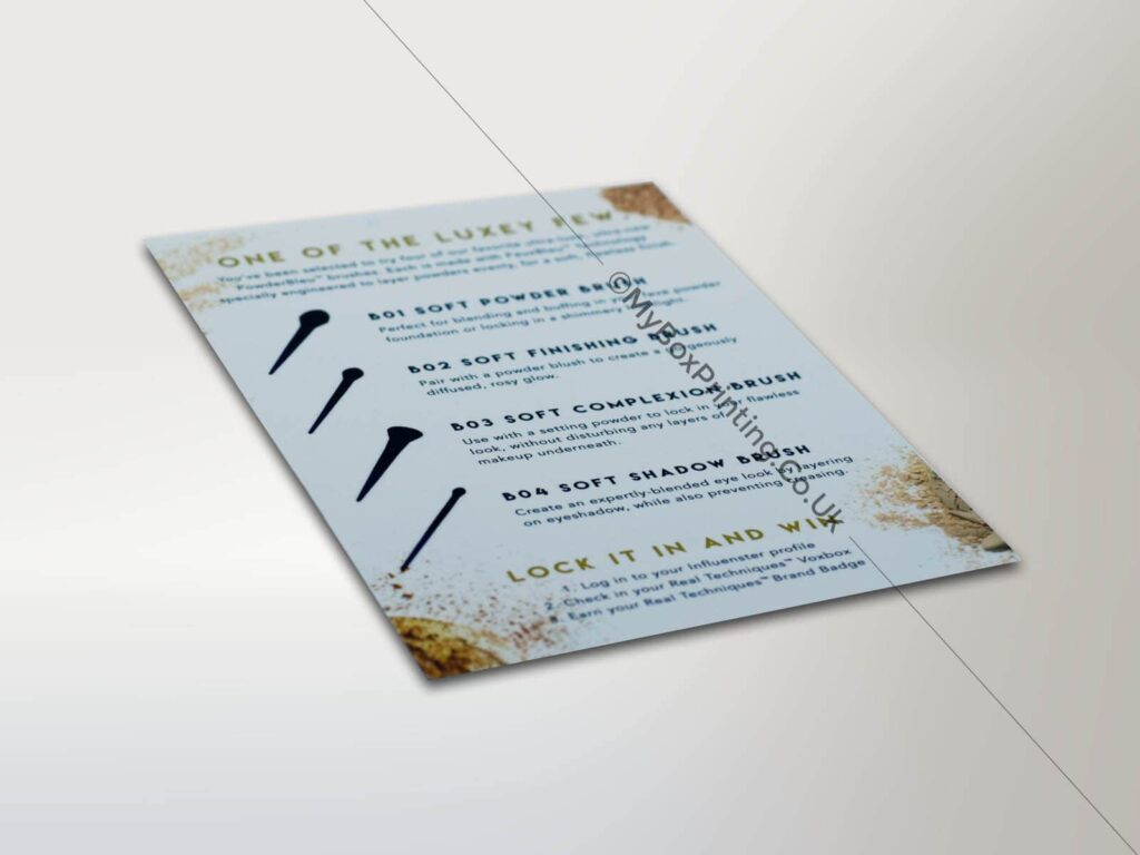 Full Colour Printed Brochure Made in Card Stock
