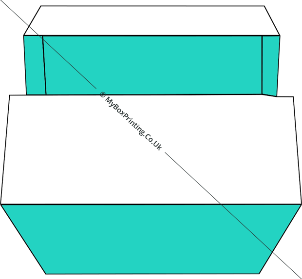 4 Corner Tray With Hinged Lid