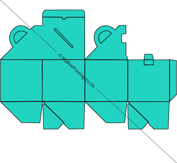 Cube Shaped Carrier Boxes