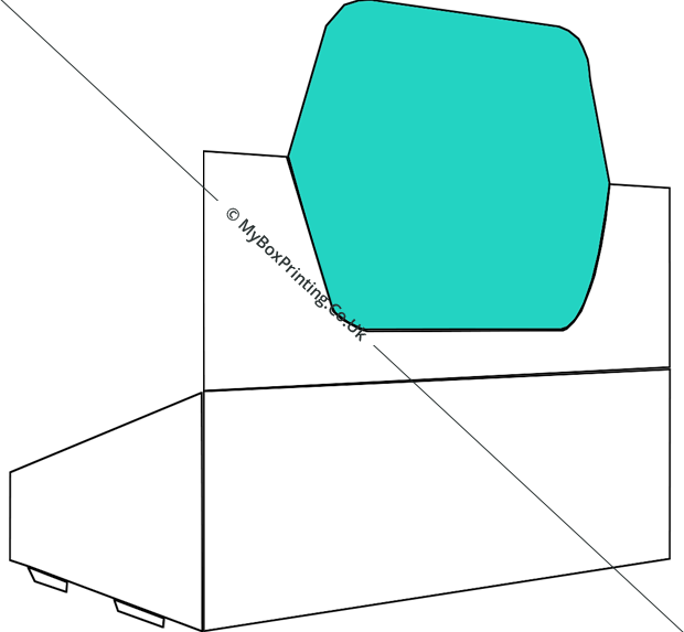 Self Locked Counter Display Trays