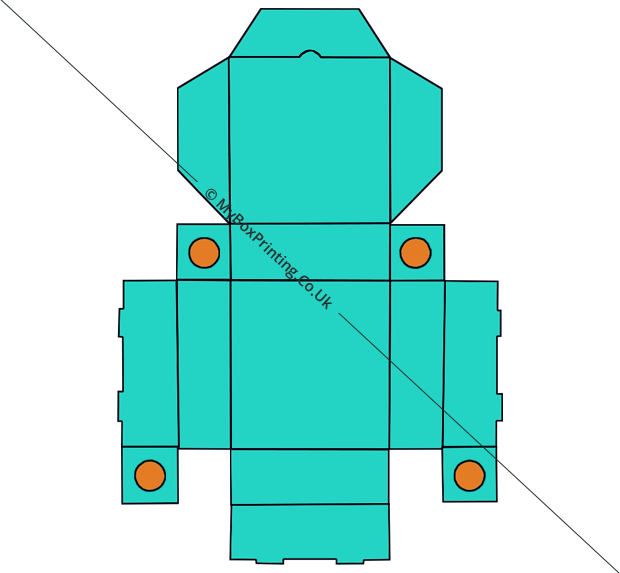 Hinged Lid Double Locked Wall Boxes