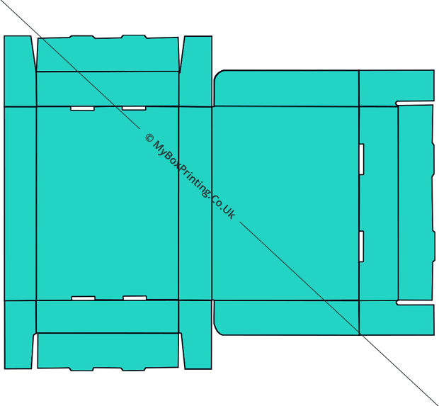 Roll Ends With Hinged Lid Boxes