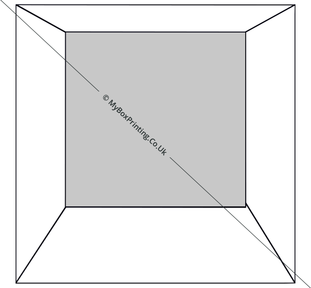 Square Box With Ladder Top